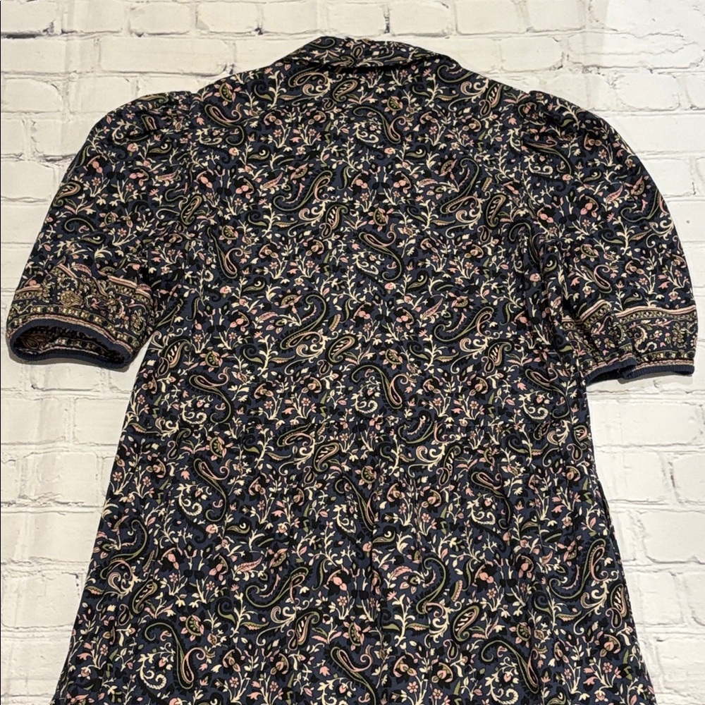Veronica Beard Black Floral Midi Dress - Picture 11 of 15